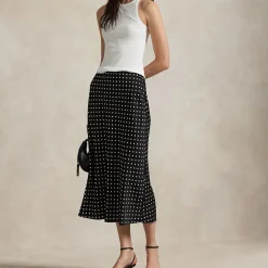 Online POLO RALPH LAUREN Polka Dot Slip Skirt