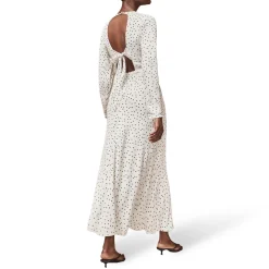 Polka Dot Tie Back Dress