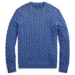 Online POLO RALPH LAUREN Polo Player Logo Cable Knit Sweater
