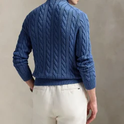 Online POLO RALPH LAUREN Polo Player Logo Cable Knit Sweater