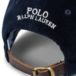 Fashion POLO RALPH LAUREN Polo Player Logo Corduroy Baseball Cap