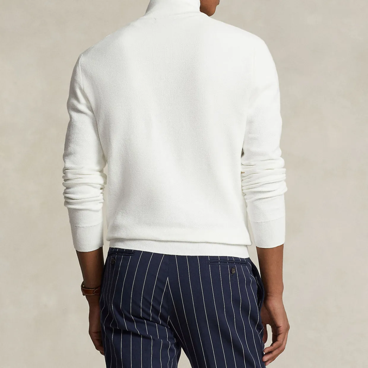 Polo Player Logo Half-Zip Sweater