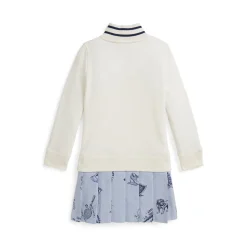 Polo Player Logo Half-Zip Dress 4-6 Years
