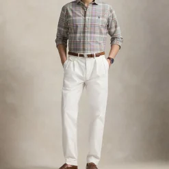 Hot POLO RALPH LAUREN Polo Player Logo Oxford Check Shirt