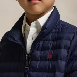 New POLO RALPH LAUREN Polo Player Logo Packable Quilted Jacket 2-6 Years