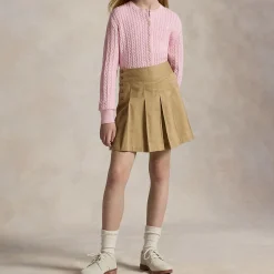 Polo Player Mini-Cable Cardigan 6-12 Years