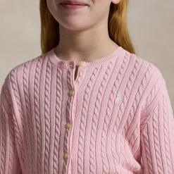 Polo Player Mini-Cable Cardigan 6-12 Years