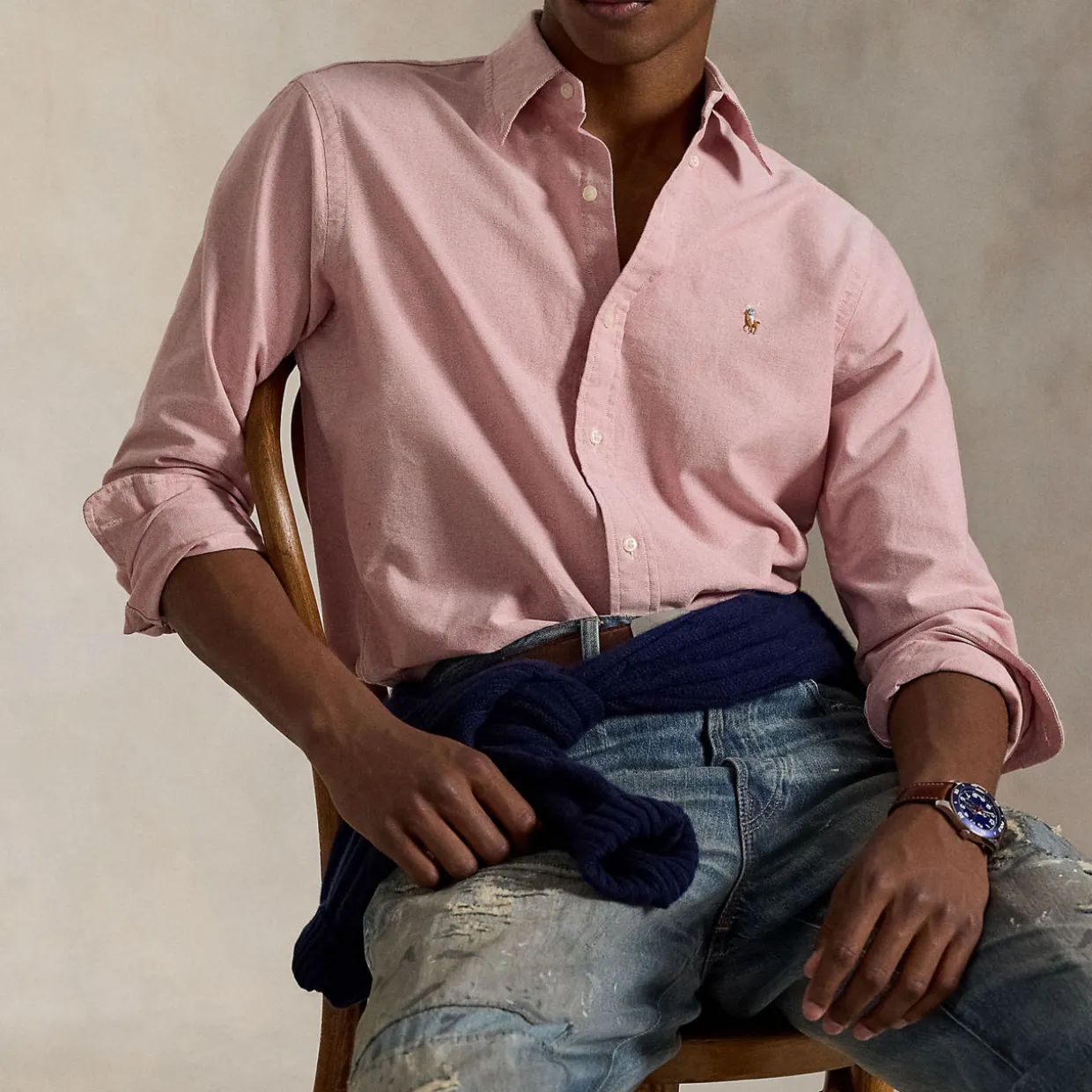 Polo Player Oxford Shirt