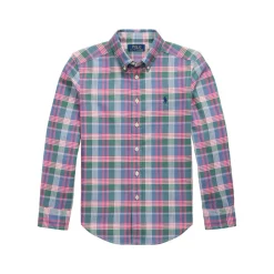 Polo Player Plaid Oxford Shirt 6-12 Years