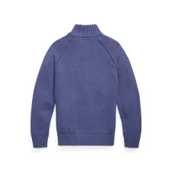 New POLO RALPH LAUREN Polo Player Zip-Through Sweater 6-12 Years