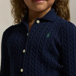 New POLO RALPH LAUREN Polo Pony Two-Piece Cardigan & Skirt Set 3-6 Years