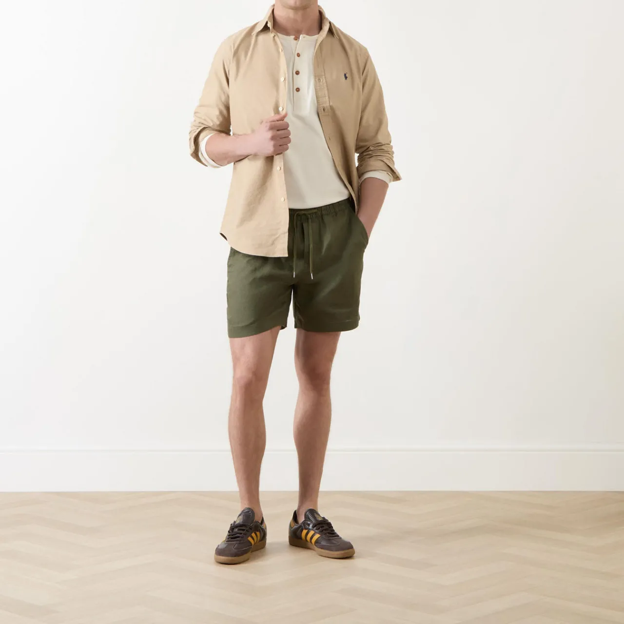Hot POLO RALPH LAUREN Polo Prepster Linen Shorts