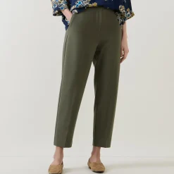 Pomala Cropped Tapered Trousers