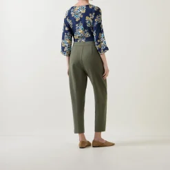 Pomala Cropped Tapered Trousers