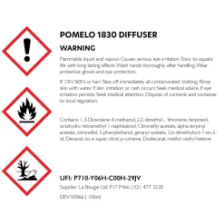 Hot LA BOUGIE Pomelo 1830 Diffuser Refill 100ml