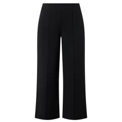 Ponte Cropped Wide Leg Pant