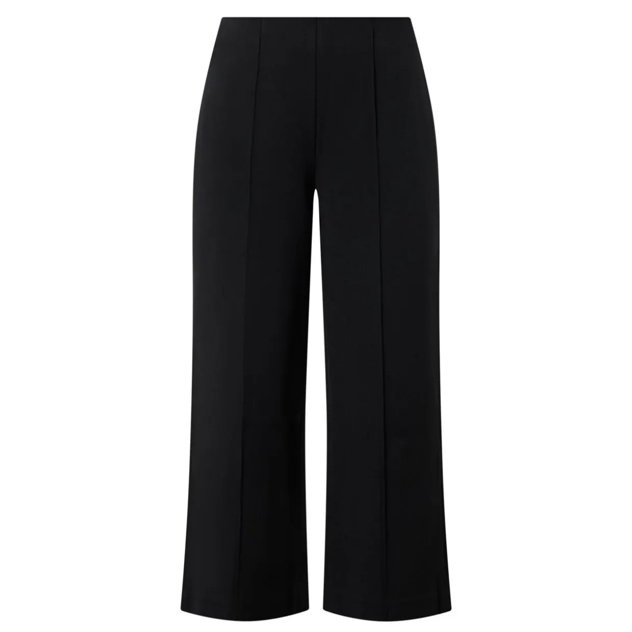 Ponte Cropped Wide Leg Pant
