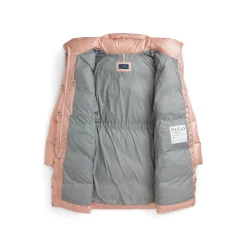 Hot POLO RALPH LAUREN Pony Logo Hooded Down Puffer Jacket 6-12 Years