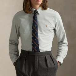 New POLO RALPH LAUREN Pony Logo Slim Fit Oxford Shirt
