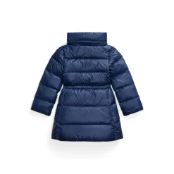 Pony Player Logo Longline Down Jacket 3-6 Years
