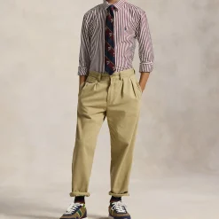 Pony Player Logo Striped Shirt 6-12 Years