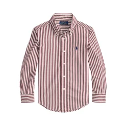 Outlet POLO RALPH LAUREN Pony Player Logo Striped Shirt 2-7 Years