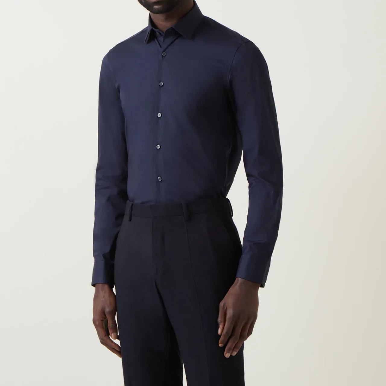 Outlet CALVIN KLEIN Poplin Slim-Fit Dress Shirt