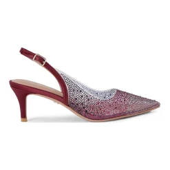 New CARVELA Positano Embellished Slingback Pumps