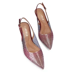New CARVELA Positano Embellished Slingback Pumps