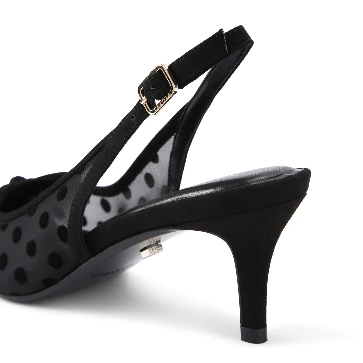 Positano Polka Dot Slingback Pumps