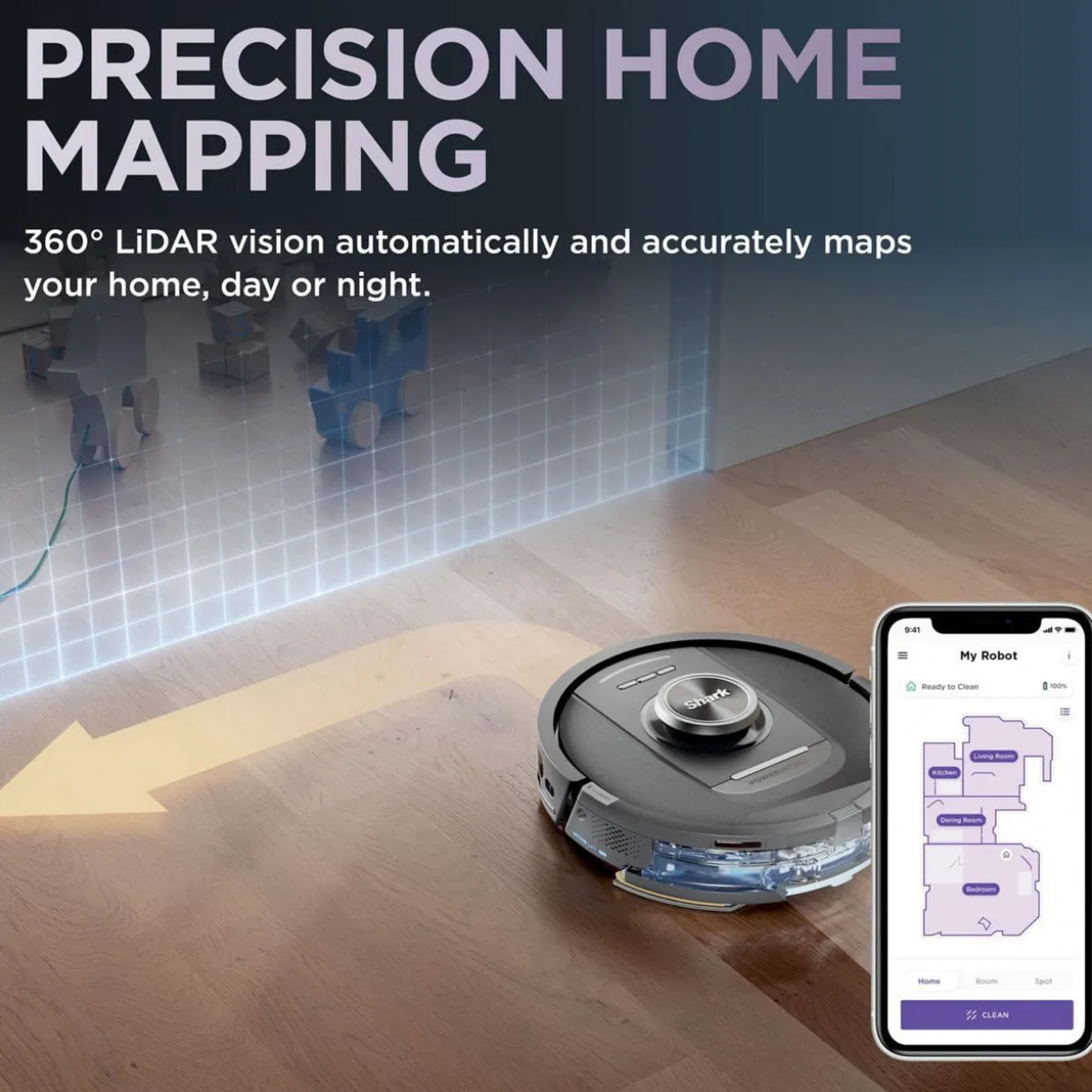 PowerDetect NeverTouch 2-in-1 Self-Empty & Self-Refill Robot Vacuum & Mop