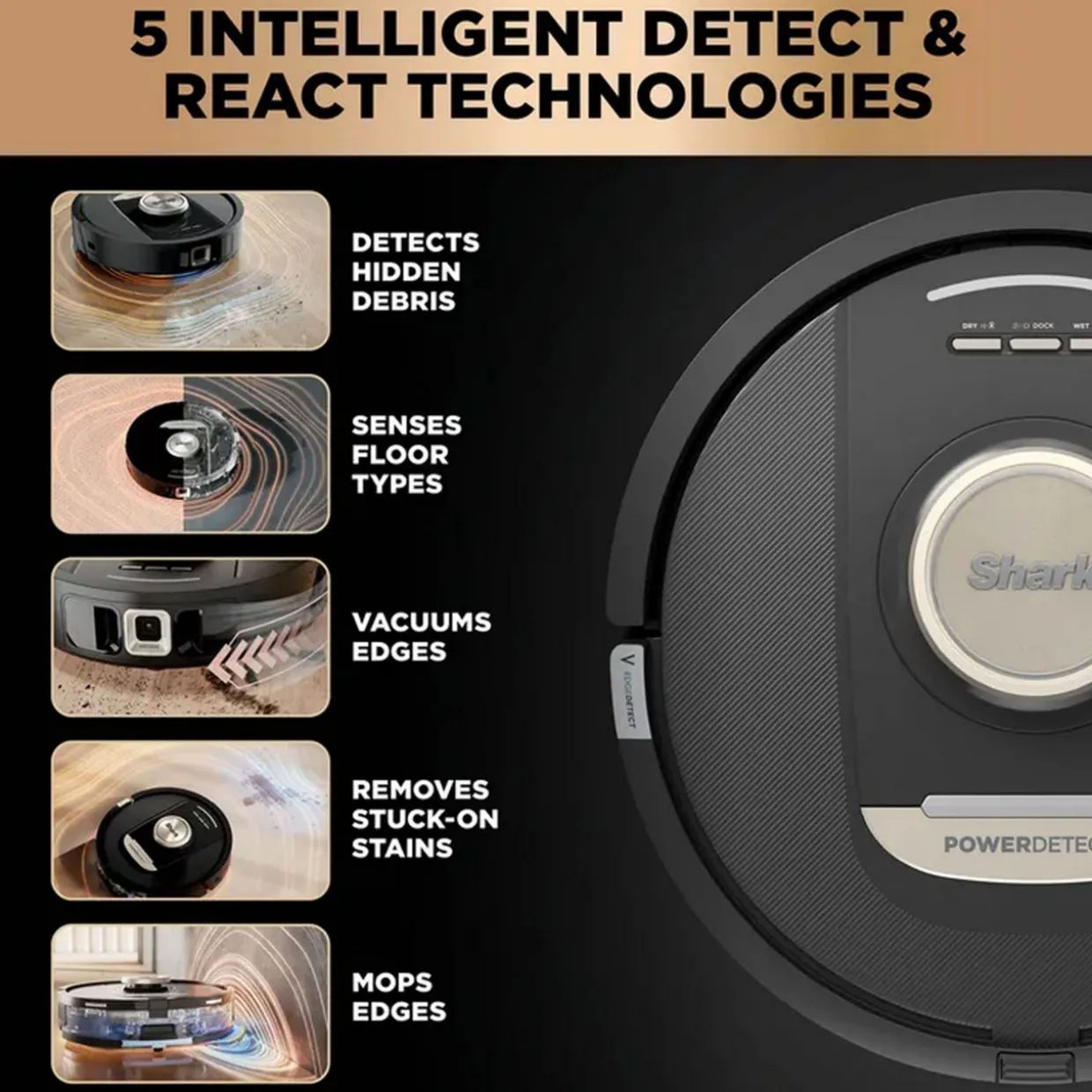 PowerDetect NeverTouch Pro 2-in-1 Self-Empty, Self-Refill & Self-Clean Robot Vacuum & Mop