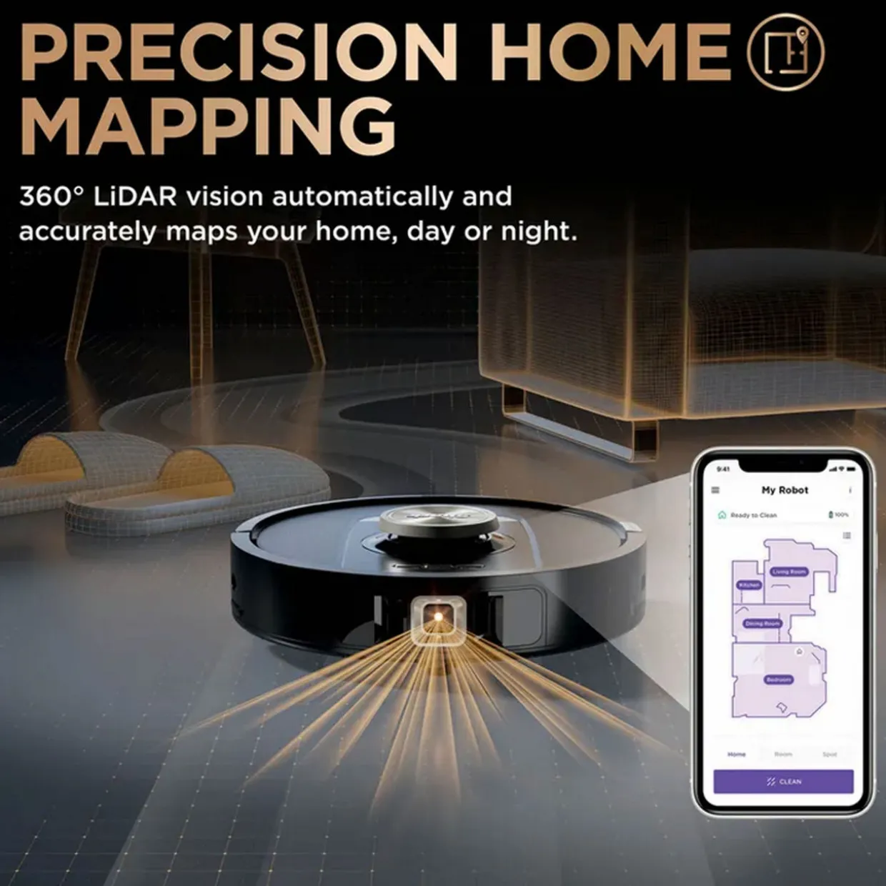 PowerDetect NeverTouch Pro 2-in-1 Self-Empty, Self-Refill & Self-Clean Robot Vacuum & Mop