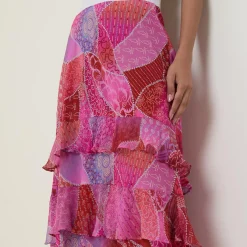 Preslee Ibiza Night Sunset Skirt