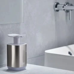 Best JOSEPH JOSEPH Presto Steel Soap Dispenser White