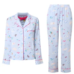 Printed Motif Pyjama Set