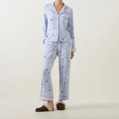 Printed Motif Pyjama Set
