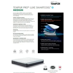 Best TEMPUR Pro Luxe Smartcool Mattress 4.6ft - Double