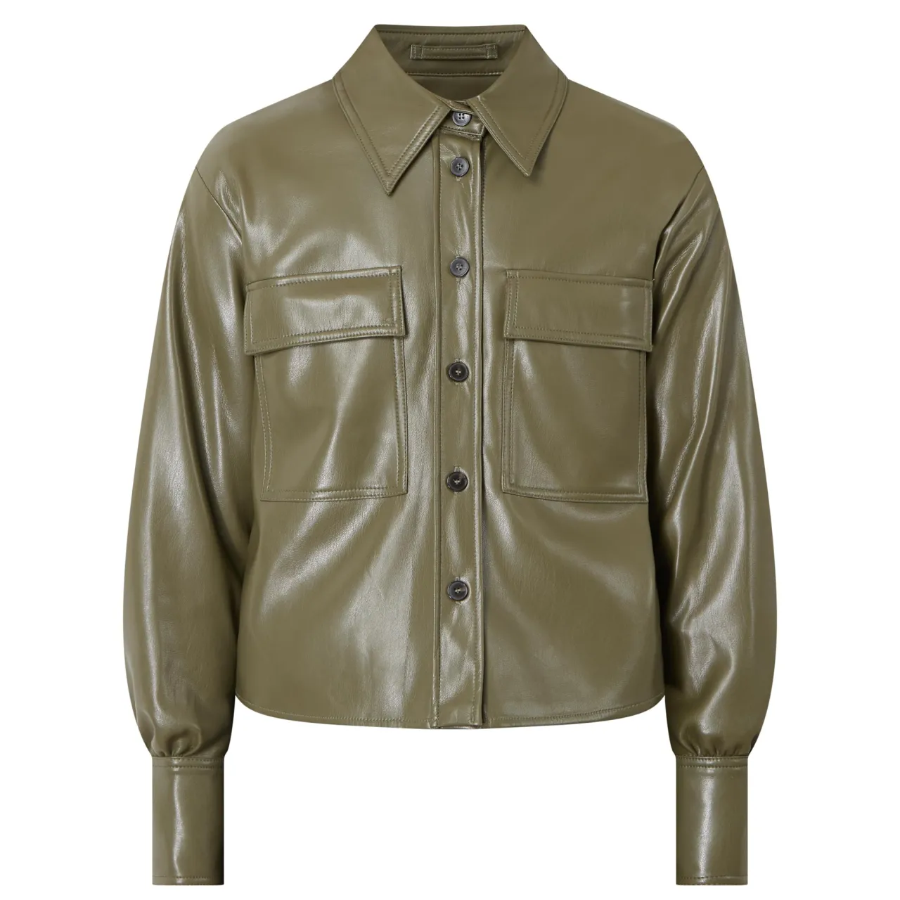 Outlet MARELLA Profilo Faux Leather Jacket
