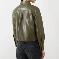 Outlet MARELLA Profilo Faux Leather Jacket