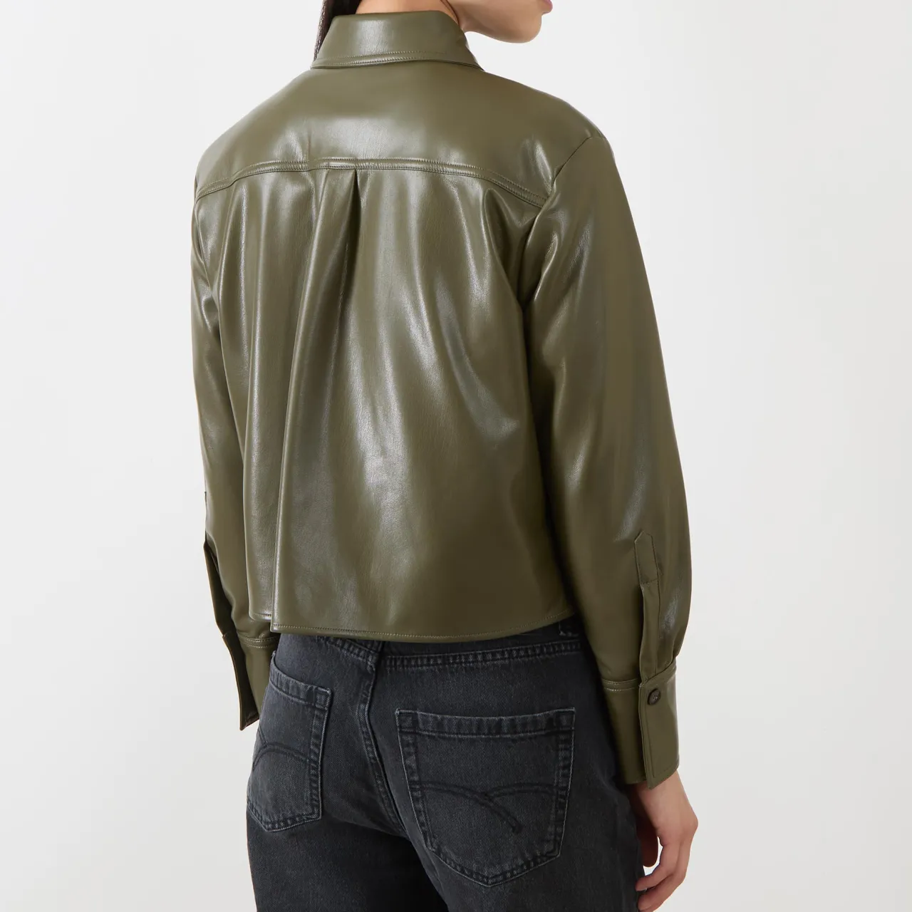 Outlet MARELLA Profilo Faux Leather Jacket