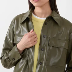 Outlet MARELLA Profilo Faux Leather Jacket