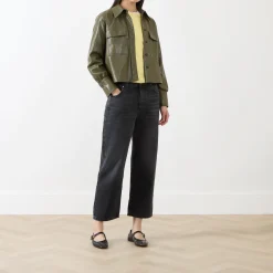 Outlet MARELLA Profilo Faux Leather Jacket