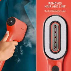 Clearance TEFAL Pure Pop Vertical Steam Coral Red