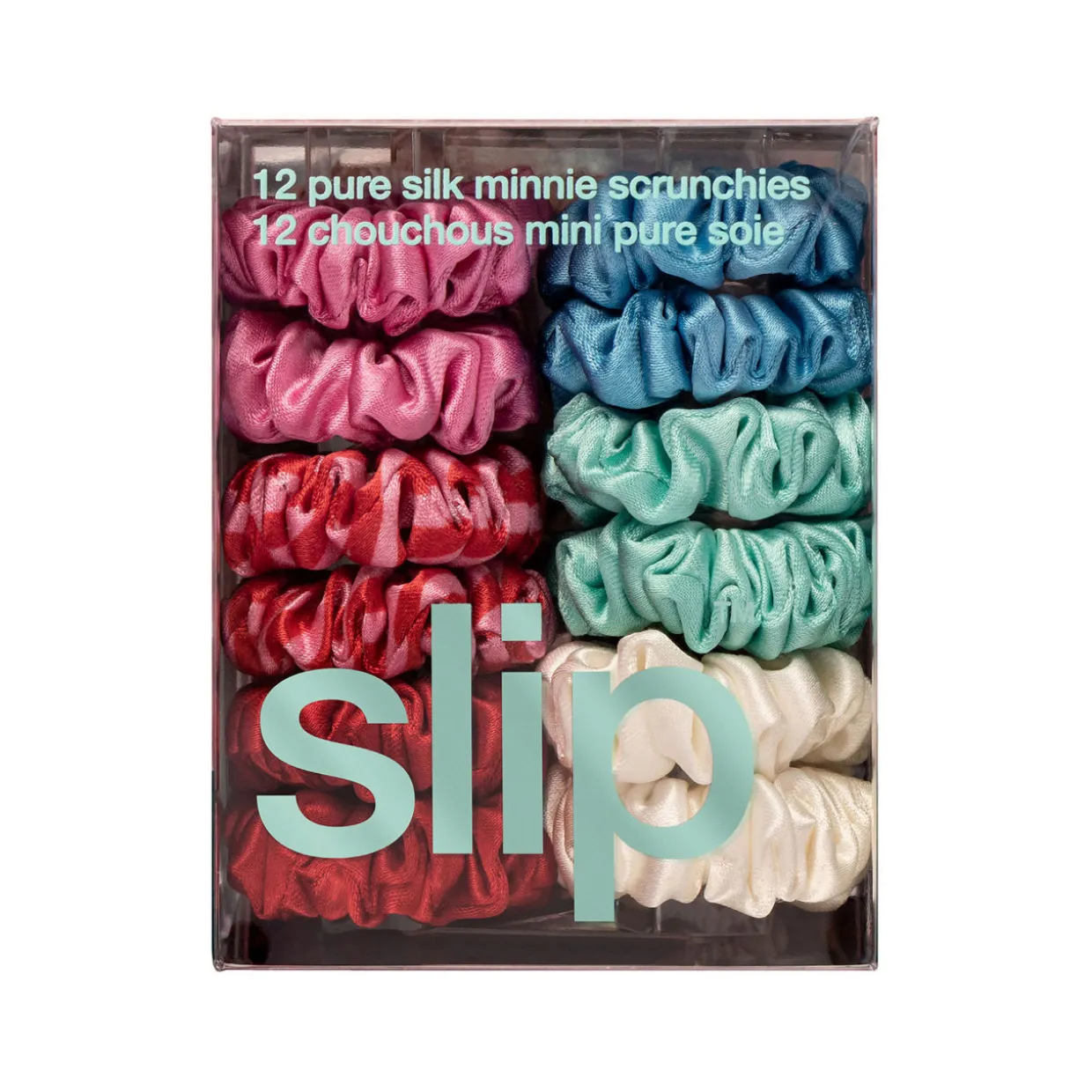 Pure Silk Minnie Scrunchies - Sundown
