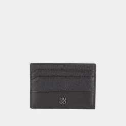 Quantic Logo Leather Cardholder