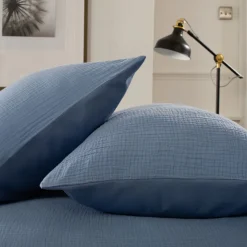 Discount THE LYNDON COMPANY Quentin Duvet Set Denim