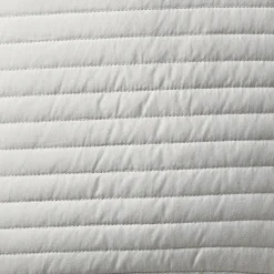 Discount BIANCA Quilted Lines Cushion Silver