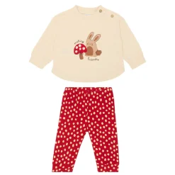 Discount MAYORAL Rabbit Sweatshirt & Polka Dot Leggings Two-Piece Set