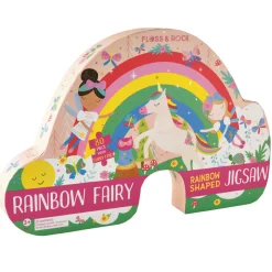 Online FLOSS & ROCK Rainbow 80 Piece Jigsaw Puzzle